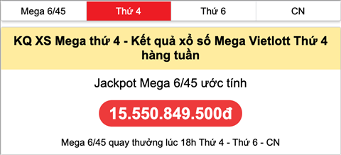 Ket qua Xo so Mega 6-45 ngay 08-01 Thu 4.png Ket qua Xo so Mega 6-45 ngay 08-01 Thu 4.png